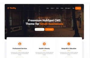 Thème de site web professionnel pour TPE et PME, design moderne et personnalisable, idéal pour valoriser votre activité en ligne